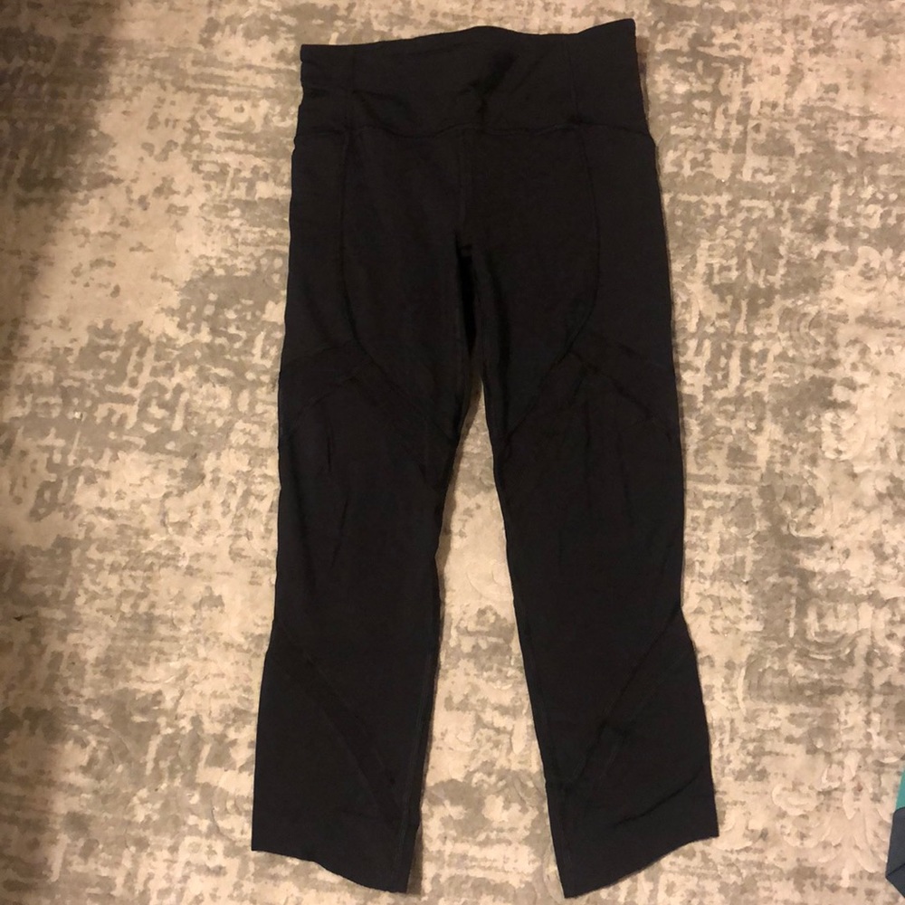 Black Mesh Lululemon leggings